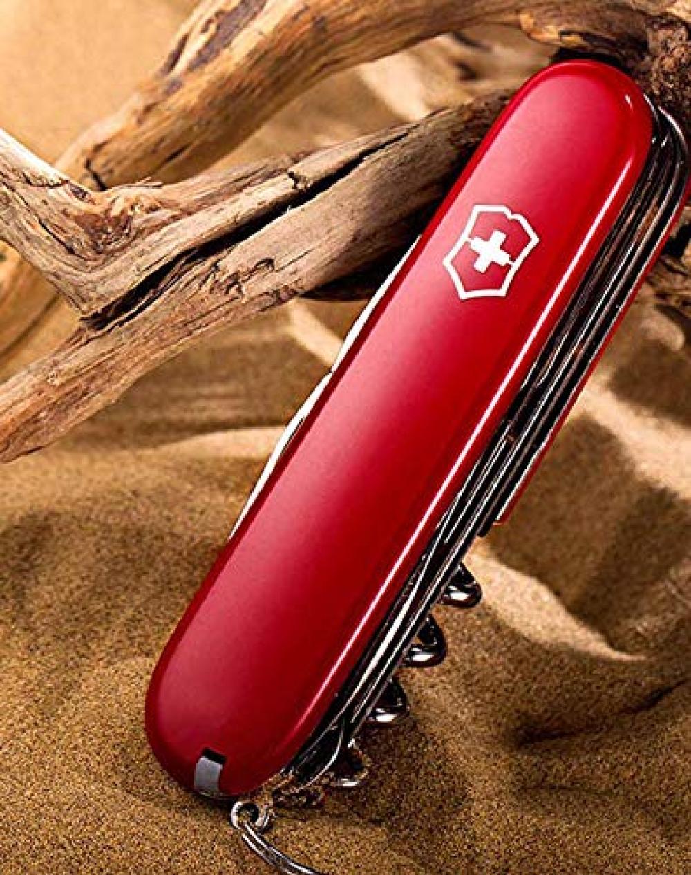 빅토리녹스 VICTORINOX 빅토리녹스 나이프 방재 헌트맨 일본 정규품 보증서 첨부 1 3713 1개
