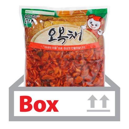 반찬단지 오복채 4kg 4ea 박스