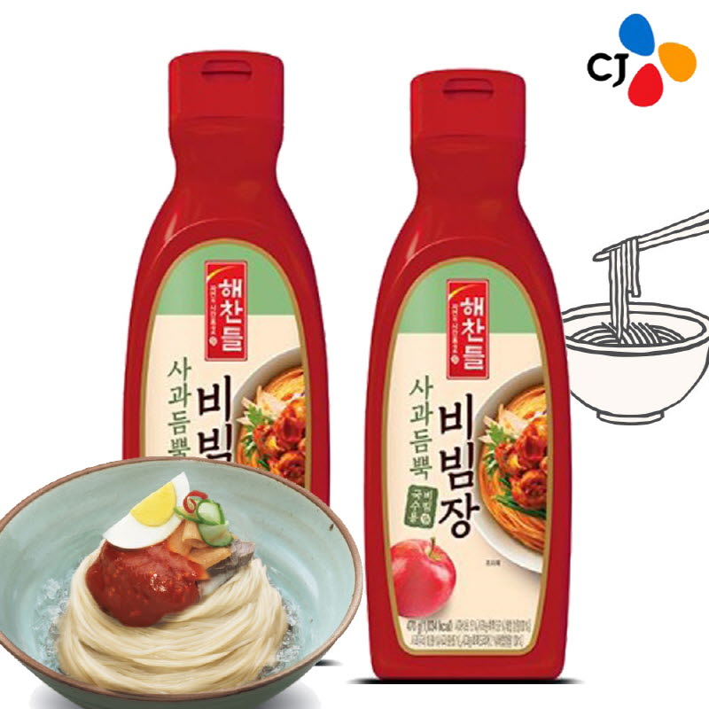 CJ제일제당 CJ제일제당 CJ제일제당 해찬들 사과듬뿍 비빔장 290g x10개