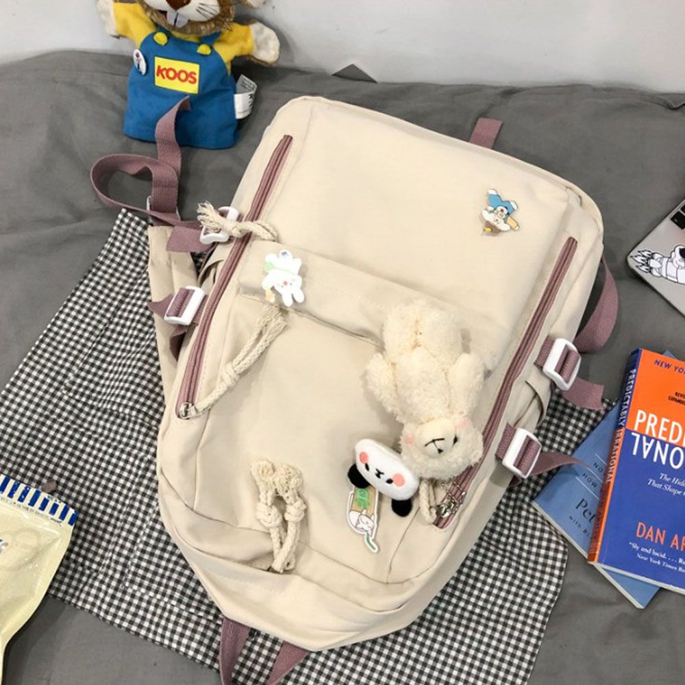 데일리 학생 여자 학교 책가방 백팩 가방