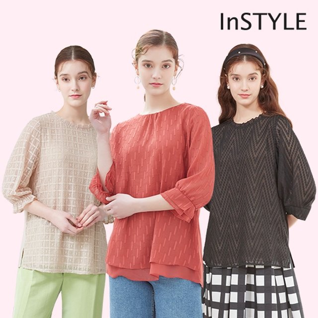 UNKNOWN InSTYLE 인스타일 레이디 블라우스 3종