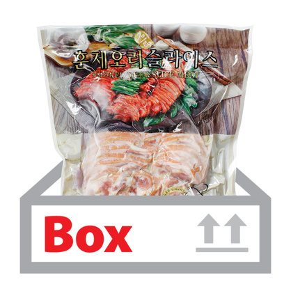 삼아아시아 훈제오리슬라이스 800g 10ea 박스 10개
