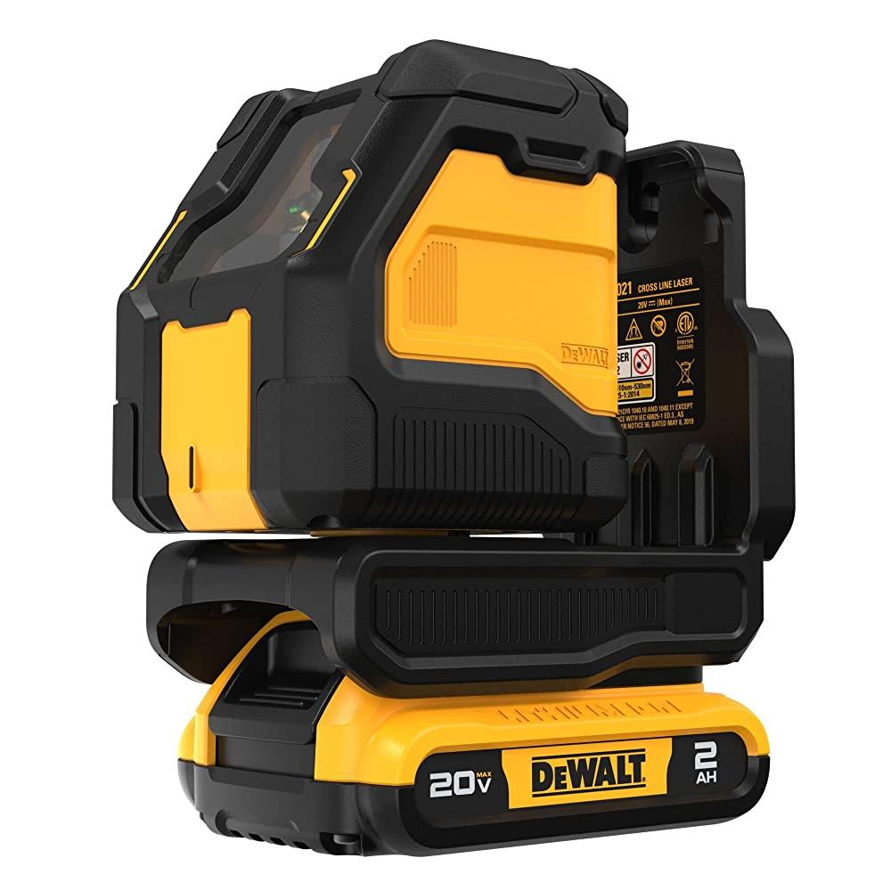 디월트 DEWALT 20V MAX 레이저 레벨 키트 크로스 라인 레이저 그린 DCLE34021D1