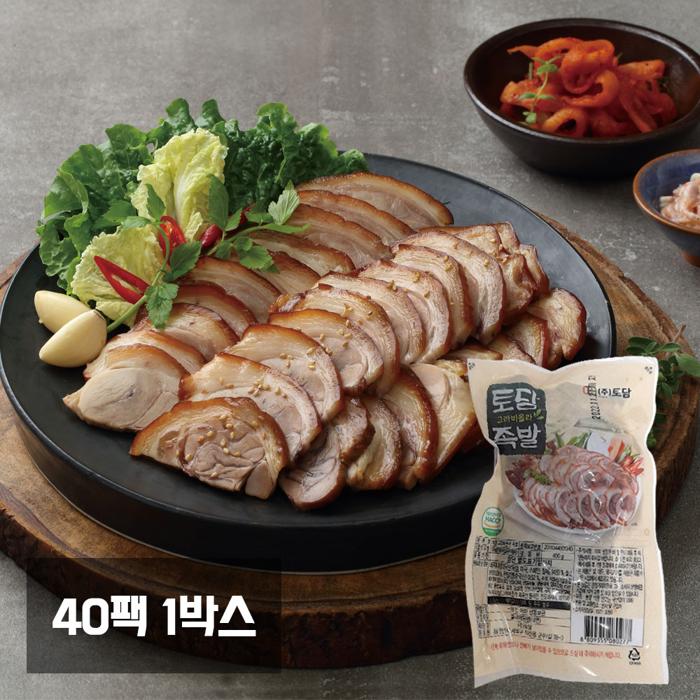 그라비올라 족발 토담 푸드담 무뼈 400g 40개