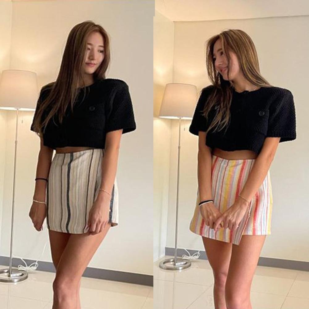 원썸 써머 린넨 팬츠스커트