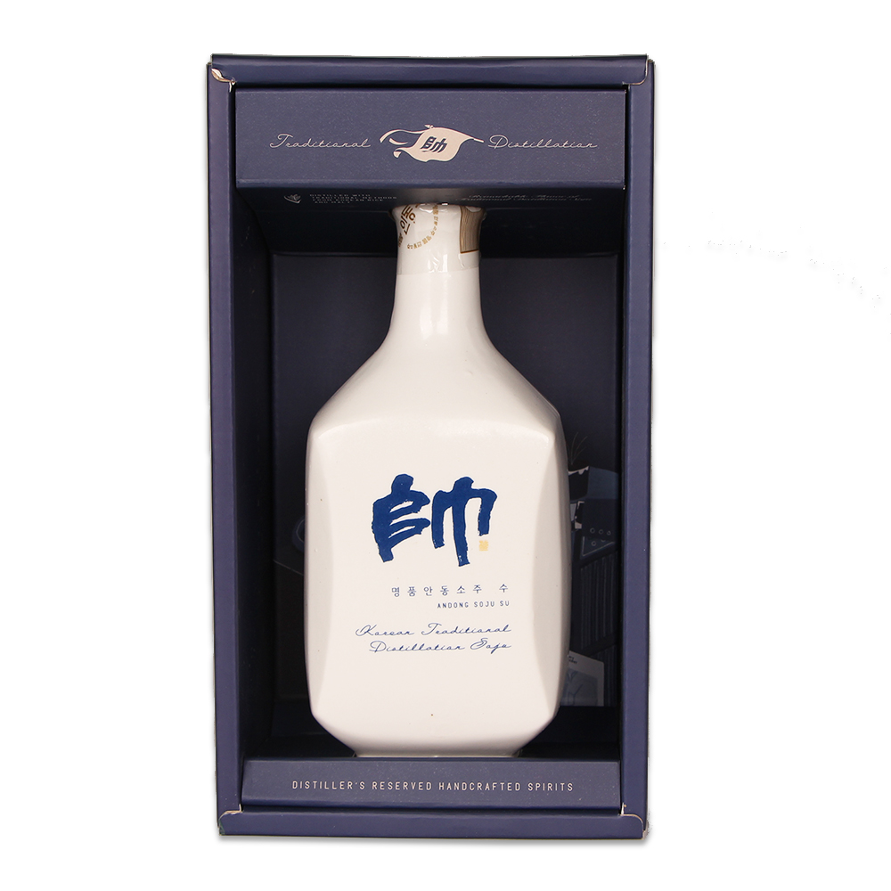 명품안동소주 프리미엄 수 화이트 40도 400ml