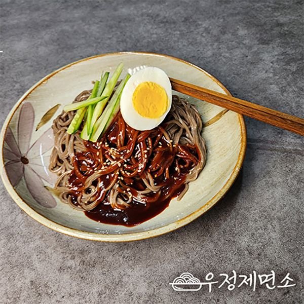 우정제면소 비빔메밀국수 18인분세트 생면3kg 비빔장18봉