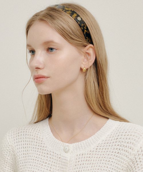 룩캐스트 안나 로고 헤어밴드 ANNA LOGO HAIRBAND