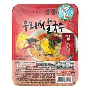 성경식품 성경 우리쌀국수 얼큰한맛92gx30개 1박스