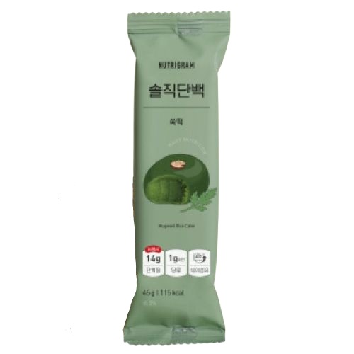 뉴트리그램 솔직단백 쑥떡 45g