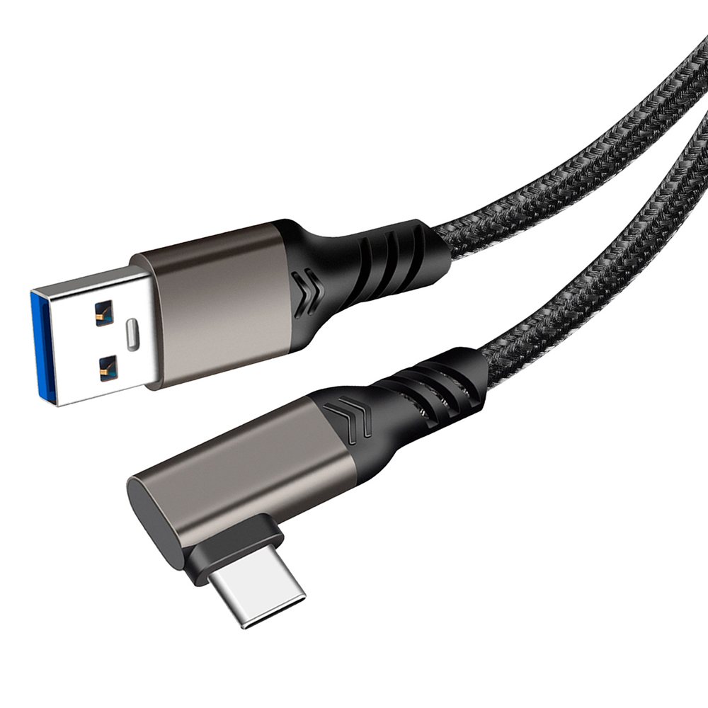 바라보고 바라보고 USB3.2 C타입 to A ㄱ자 10Gbps 고속충전 케이블