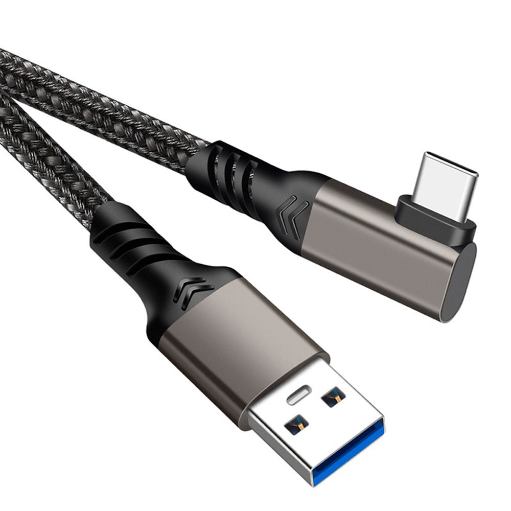 바라보고 바라보고 USB3.2 C타입 to A ㄱ자 10Gbps 고속충전 케이블
