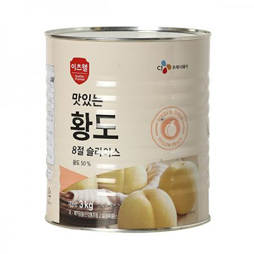 삼아씨에프 이츠웰 맛있는 황도캔 8절 슬라이스 3kg