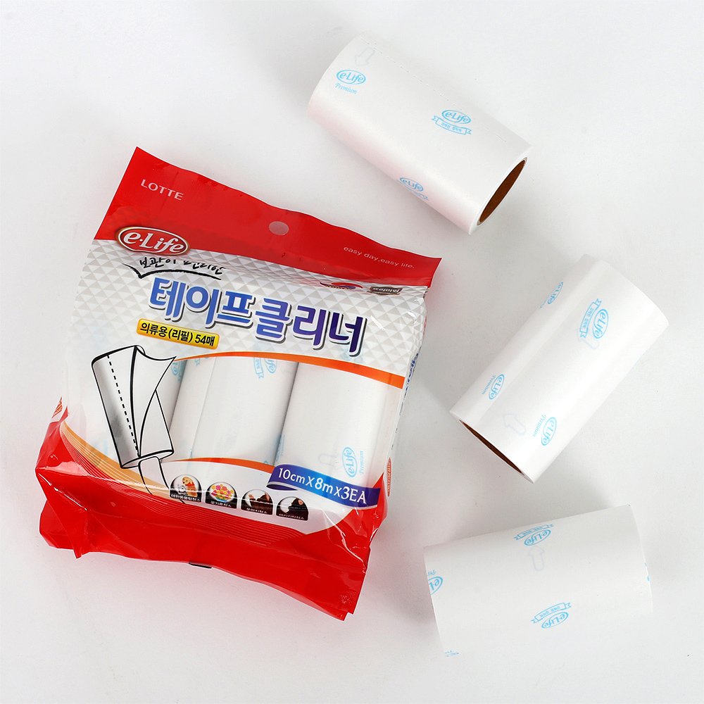 이라이프 테이프클리너 리필 3개입의류용