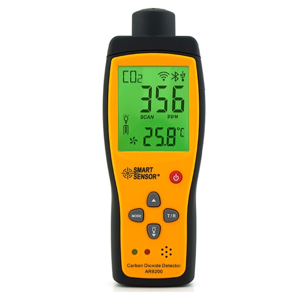 이산화탄소측정기 9999ppm 법적장비 CO2측정 AR-8200 350