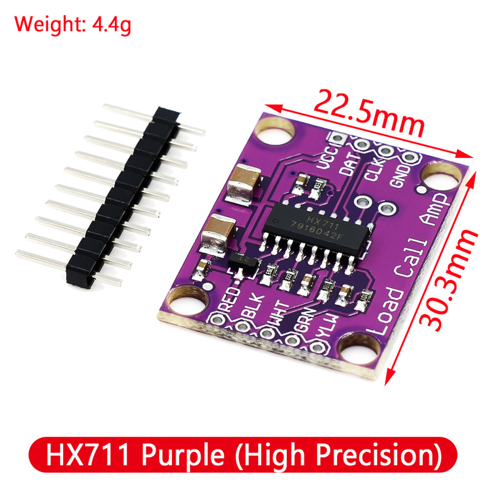 AD 모듈 본체 로드셀 계량 센서 압력 4Pcs 50kg 인간 스케일 무게 측정 도구 HX711