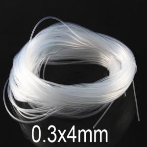 0 5x2mm id od 투명 실리카겔 튜브 등급 실리콘 광택 호스 FDA 무취 모세관