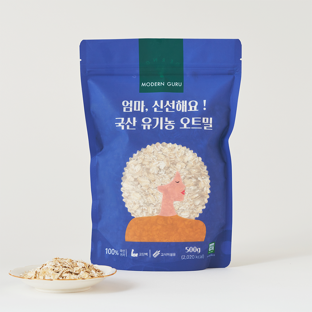 모던구루 모던구루 모던구루 엄마 신선해요 국산 유기농 오트밀
