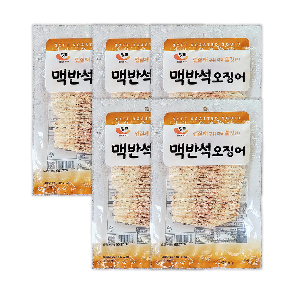 정화식품 정화 맥반석오징어 35g 5봉