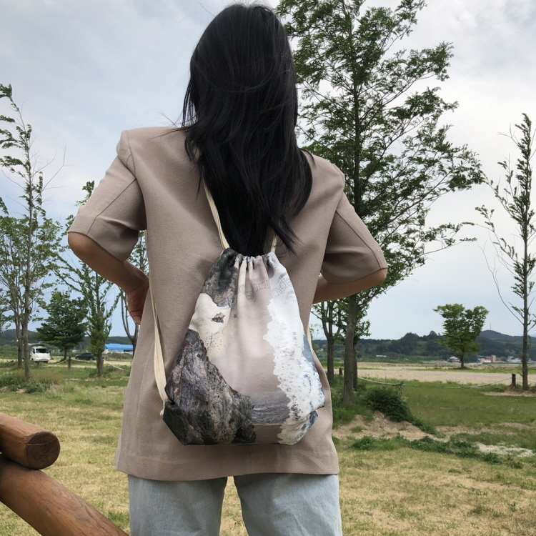 데이리움 라이트 짐색 샌드스톤 예쁜에코백 에코백