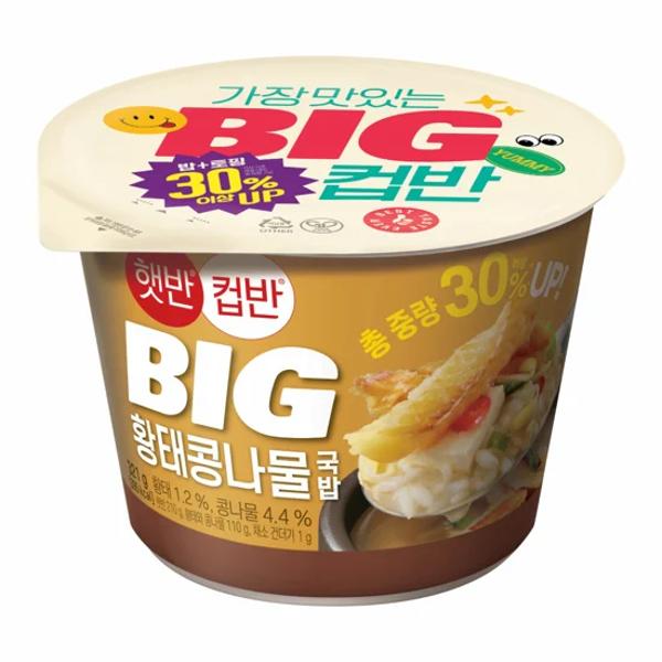 CJ제일제당 햇반 컵반 BIG 황태콩나물국밥 321g