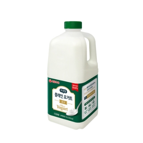 데어리젠 서울우유 더 진한 플레인 요거트 순수 1.8L
