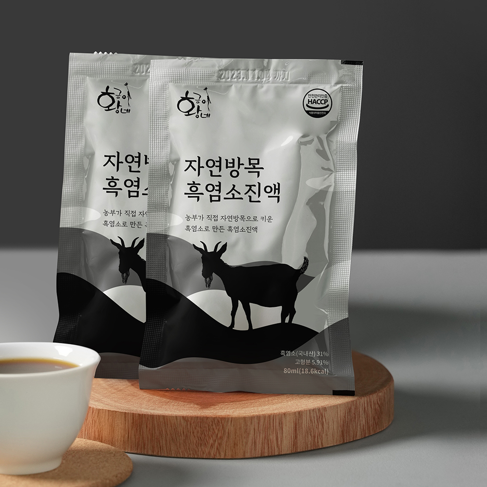 황금이네 자연방목 흑염소진액 80ml x 30포