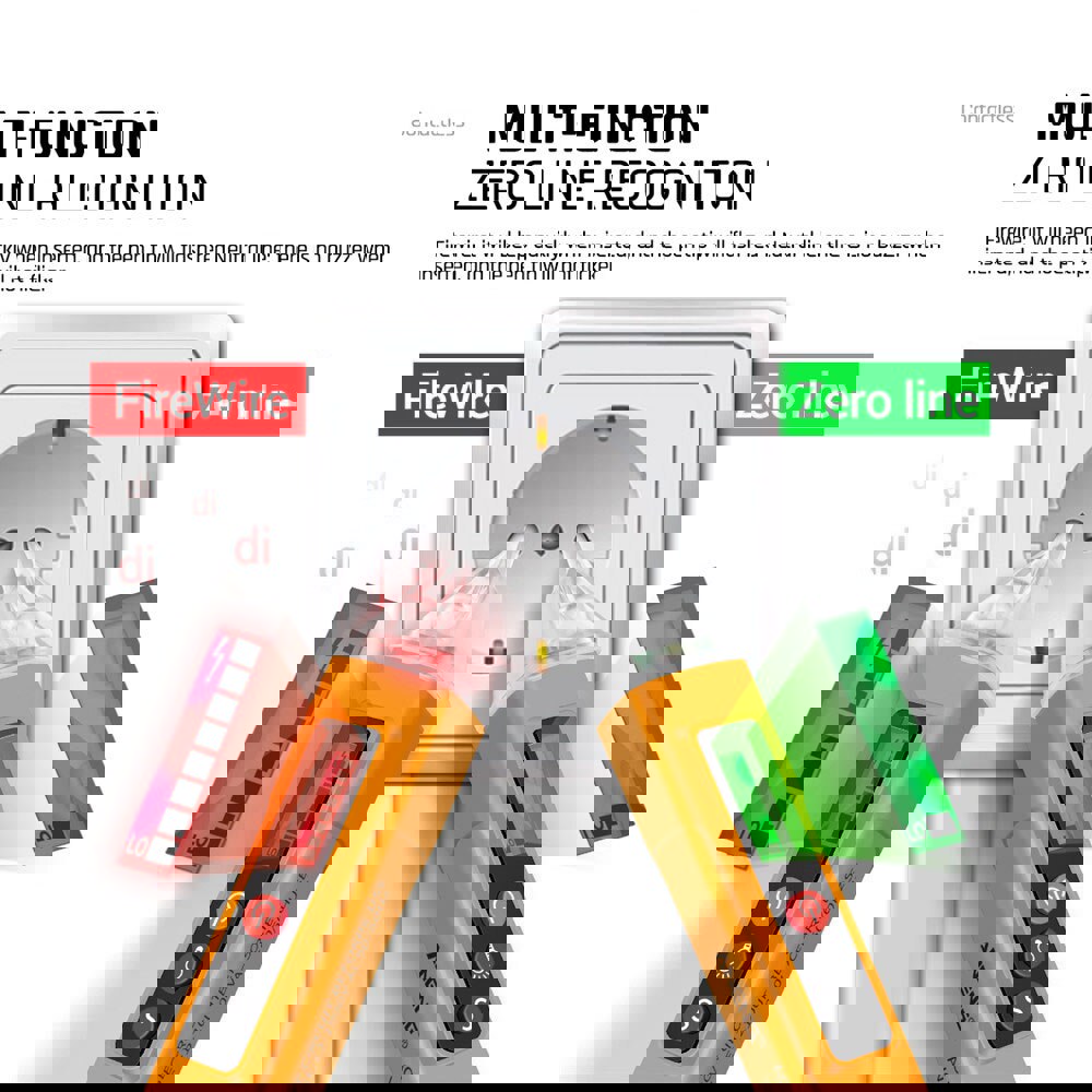 전류 디지털 전압 검출기 스마트 테스터 펜 계량기 전기 센서 테스트 펜슬 12V VC1010 1000V