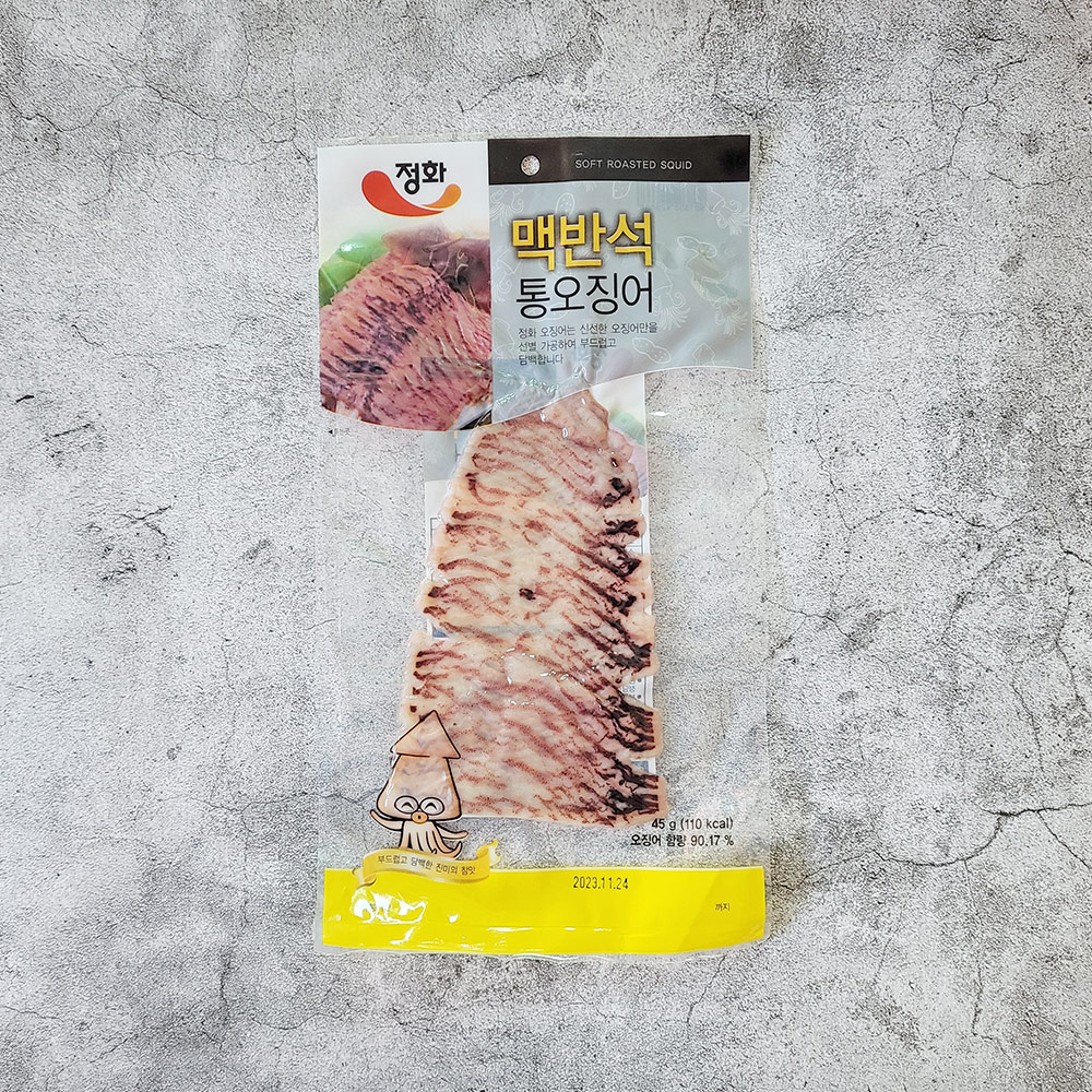 정화식품 정화식품 정화 맥반석통오징어 45g x 5봉