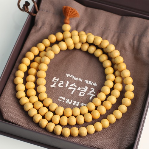 법주사 호박형 108염주 천일 보리수염주 중 1개