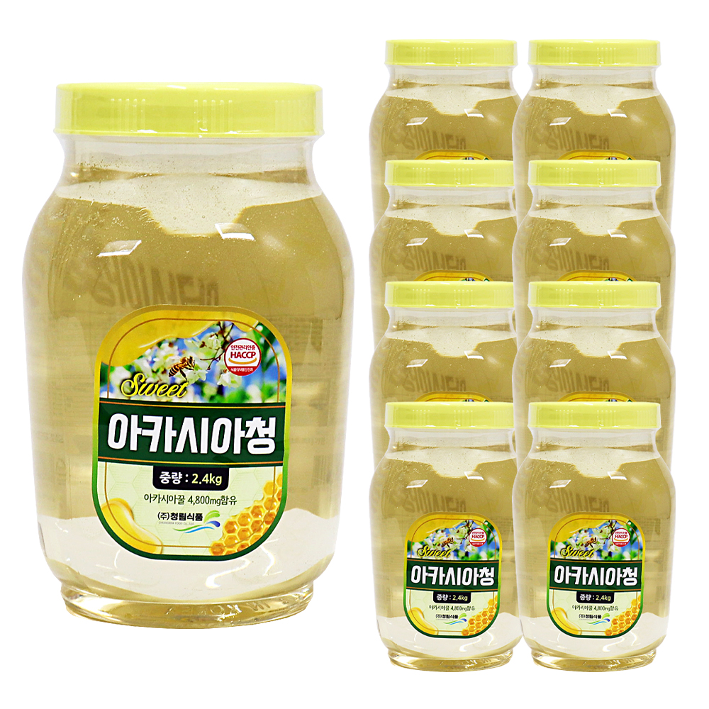 청림 sweet 아카시아청 2 4kg 한박스 2 4kg x 8ea -아이스박스무료