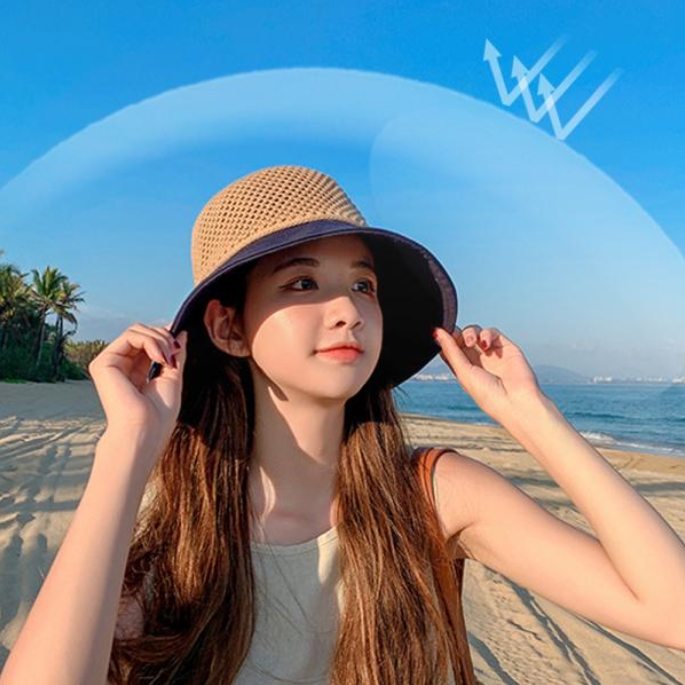 라탄 밀짚모자 여름 휴가 라피아햇 챙넓은 플로피 모자