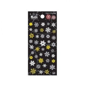 쁘띠팬시 쁘띠 스티커 반짝반짝눈꽃 90x200mm 1매 DA5190-B