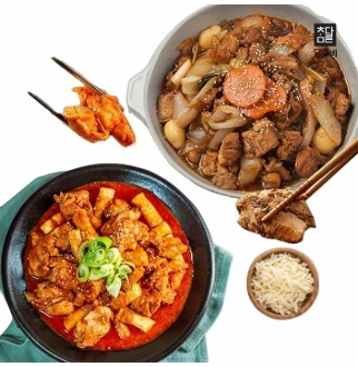 참다른 순살 춘천닭갈비 500g x 2팩 간장닭갈비 500g x 2팩