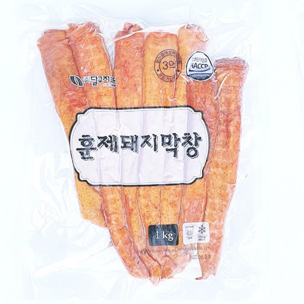 달구지 훈제돼지막창 무절단 1kg 1개