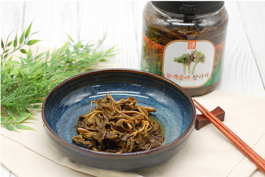 홍전 눈개승마장아찌 삼둔농원 삼나물 절임 나물장아찌 1kg