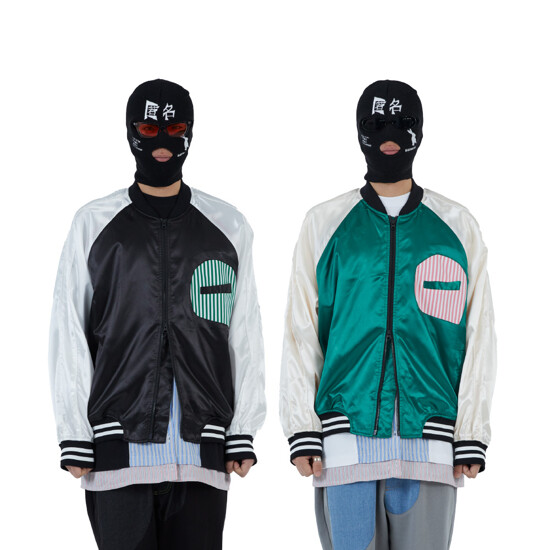 홍우성 Oversized Sukajan Inside Suit Detail
