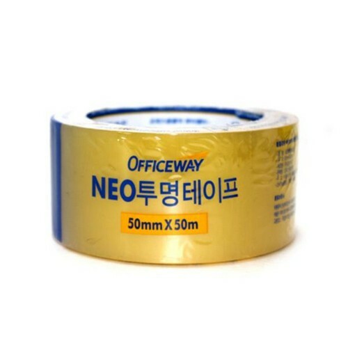 오피스디포 박스테이프 1개 오피스웨이 투명 50mmx50M