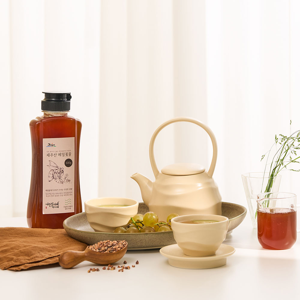 메밀밭에가시리 100 제주 메밀꿀 500g 토종 꿀