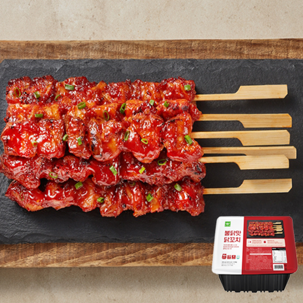 불닭맛 닭꼬치 800g 80g x 10개 매콤 닭다리살