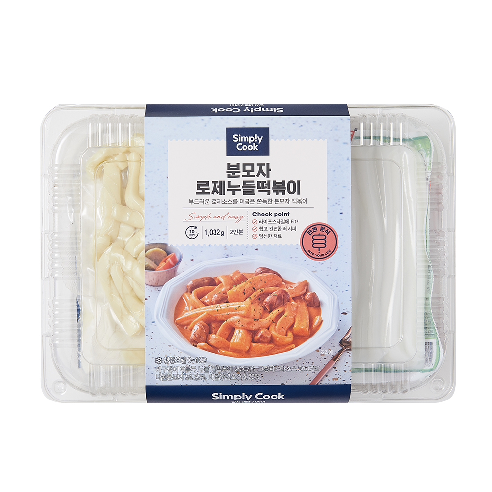 참맛나라 분모자 로제누들떡볶이 1032g