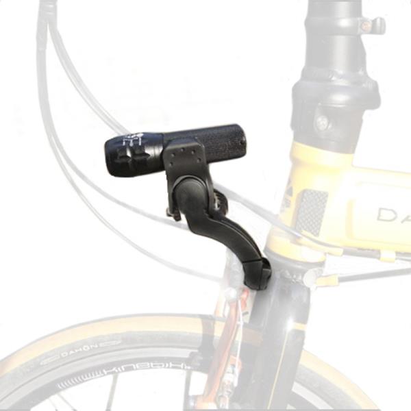 MTB BMX 자전거 프론트 라이트 마운트 포크 아치 확장 손전등 브래킷 익스텐더 다혼