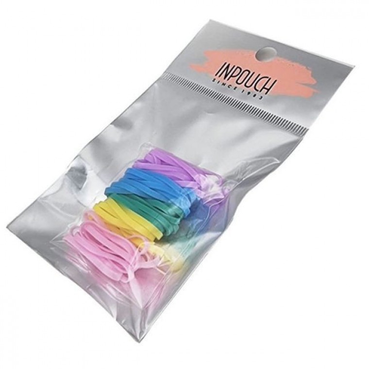 머리끈 헤어끈 기본팁 고무줄 헤어링 밴드 파스텔50P