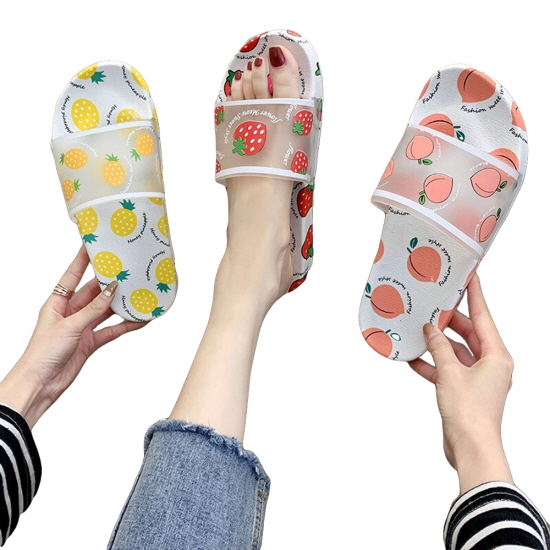 에코라이프 노멀 투명 과일 슬리퍼 CG390