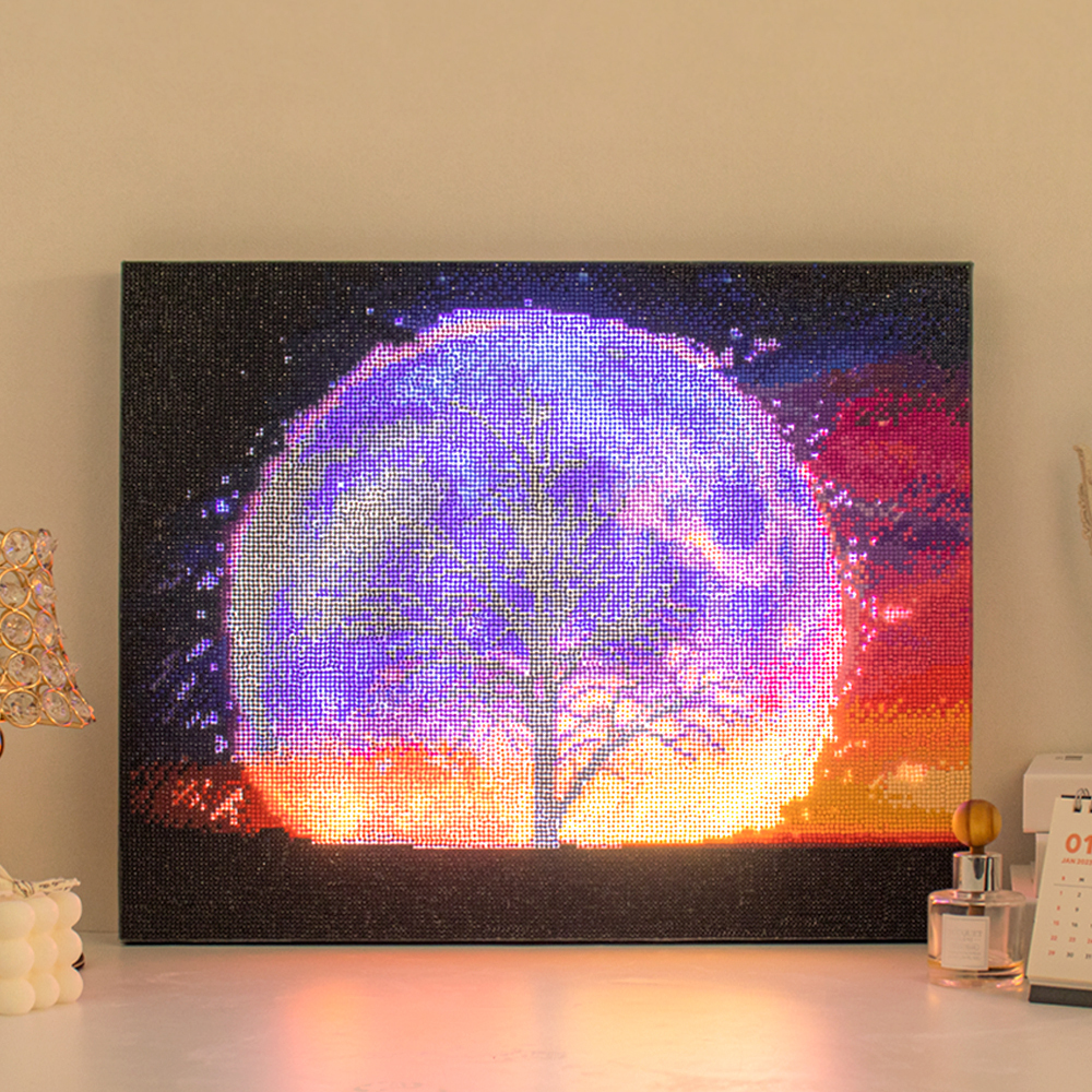 아트조이 아트조이 DIY LED 보석십자수 캔버스형 달빛 한그루 리뉴얼