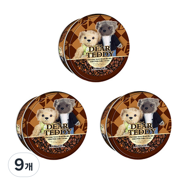 VFOODS 디어테디 플라워비스킷 커피크림 150g 6개