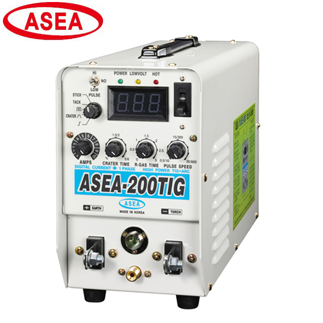 아세아 휴대용 디지털 인버터 알곤용접기 아르곤 TIG용접기 웰딩 ASEA-200TIG