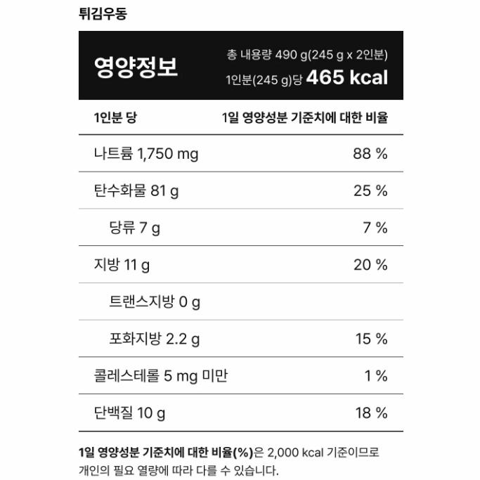 CJ제일제당 CJ제일제당 소문난 가쓰오우동 2인분 튀김우동 2인분 CJ제일제당 홈파티음식 간편식 캠핑요리 요리레시피 야식 감칠맛업