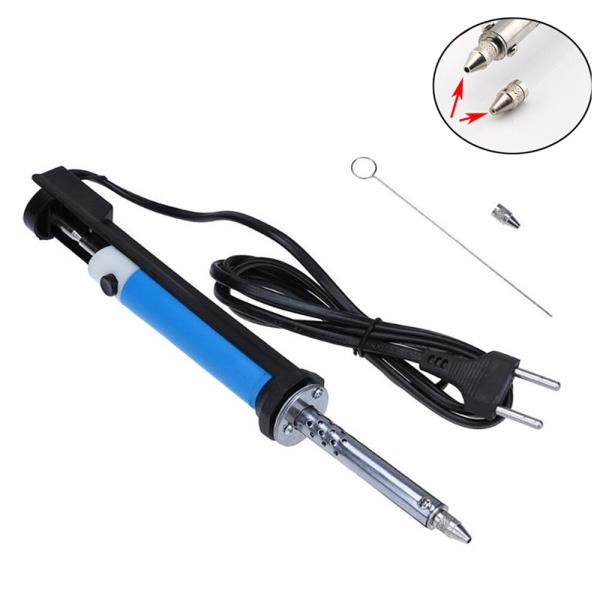 AC 220V Electric Desoldering Machine Pen Soldering Iron 30W PCB Solder Suction Vacuum Pump Welding T