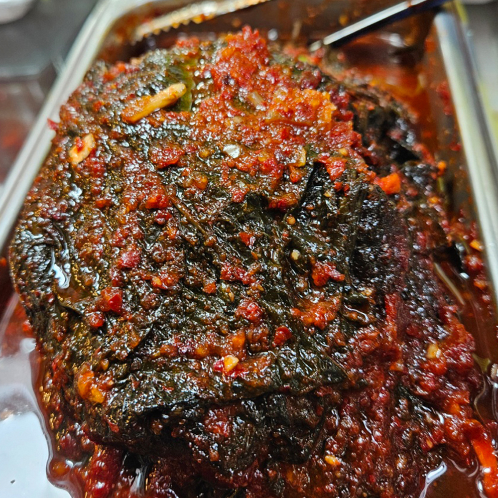 강북구 도봉구 배달 밥이 술술 넘어가는 양념깻잎 400g 수유전통 원조수유김